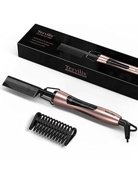 Terviilx Rose Gold Heated Styling Comb